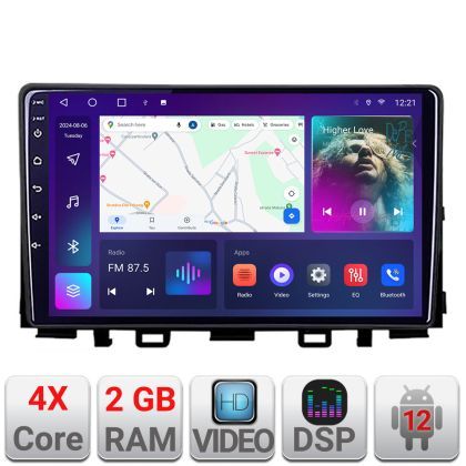 Navigatie Kia Stonic 2016-2020 Android radio gps internet 2+32 Kit-Stonic+EDT-E209v2