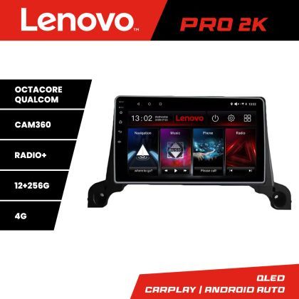 Navigatie Peugeot 5008 2016-2020 Lenovo Kit-5008 8 core QLED 2K 12+256 360 Android Waze USB Navigatie Internet Youtube Radio