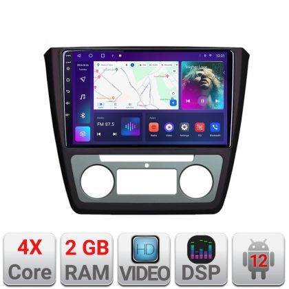 Navigatie Skoda Yeti 2009-2014 A-YETI  2+32 GB Android Waze USB Navigatie Internet Youtube Radio