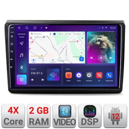 Navigatie Fiat BRAVO 2007-2014 A-BRAVO  2+32 GB Android Waze USB Navigatie Internet Youtube Radio