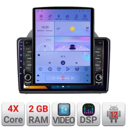 Navigatie Ford Ecosport 2017-2019 Android radio gps internet quad core 2+32 ecran vertical 9.7" KIT-ecosport2018+EDT-E708