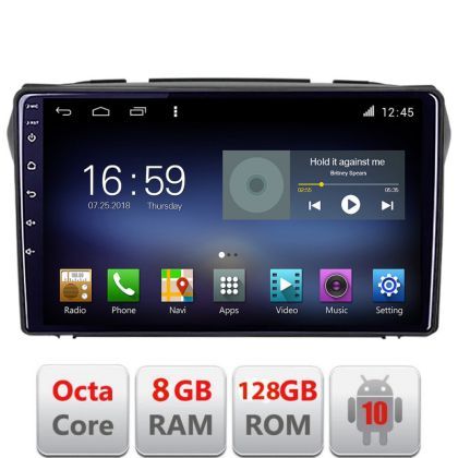 Navigatie Suzuki Alto 2009-2016 Android radio gps internet Octa Core 8+128 LTE KIT-alto+EDT-E609