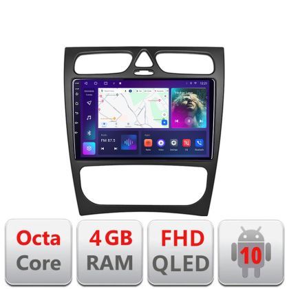 Navigatie Mercedes CLK facelift Android radio gps internet quad core 4+64 carplay android auto Kit-facelift+EDT-E309v3