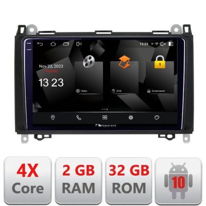 Navigatie Mercedes VW 5230-068 Android Ecran 720P Quad Core 2+32 carplay android auto v1