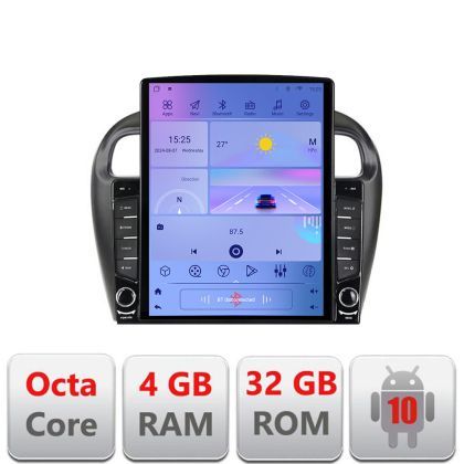 Navigatie Mitsubishi Spacestar KIT-spacestar ecran tip TESLA 9.7" 8 core 4+32 4G DSP Android Radio Bluetooth Internet GPS WIFI