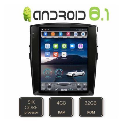 Navigatie Mitsubishi Pajero EDT-T452-6Core cu Android GPS Bluetooth Radio Internet procesor Six Core si ecran tip Tesl