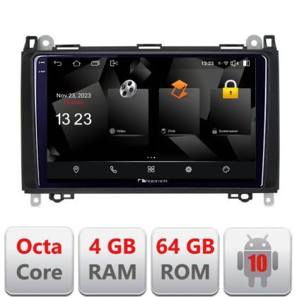 Navigatie Mercedes VW 5510-068 Android Octa Core 720p 4+64 DSP 360 camera carplay android auto