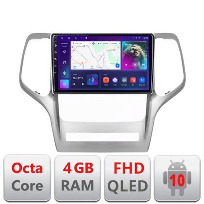 Navigatie Jeep Gran Cherokee 2011-2013 B-GRCHE Android Ecran QLED octa core 4+64 carplay android auto KIT-grche+EDT-E309V3