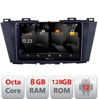 Navigatie Mazda 5 2010-2017 5960Pro-117 Android Octa Core Qualcomm 2K Qled 8+128 DTS DSP 360 4G Optical