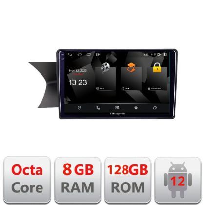 Navigatie Mercedes C W204 NTG4.5 2012-2015 Android Octa Core Qualcomm 2K Qled 8+128 DTS DSP 360 4G Optical