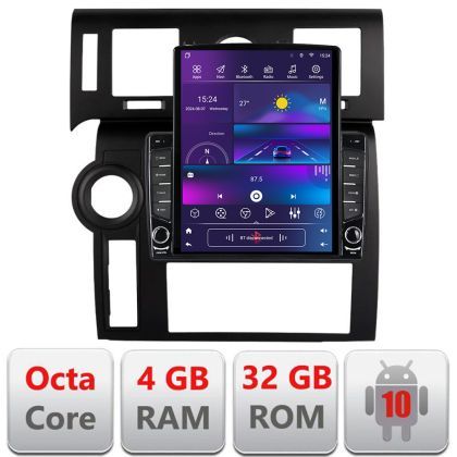 Navigatie Hummer H2 2002-2008 Octa Core ecran tip TESLA 9.7" cu Android Radio Bluetooth Internet GPS WIFI 4+32GB DSP 4G