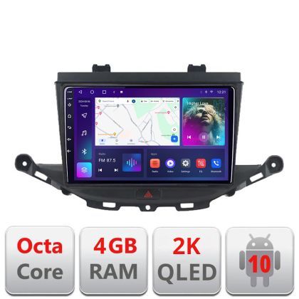 Navigatie Opel Astra K C-ASTRAK Android Octa Core Ecran 2K QLED GPS 4G 4+32GB 360 KIT-ASTRAK+EDT-E409-2K