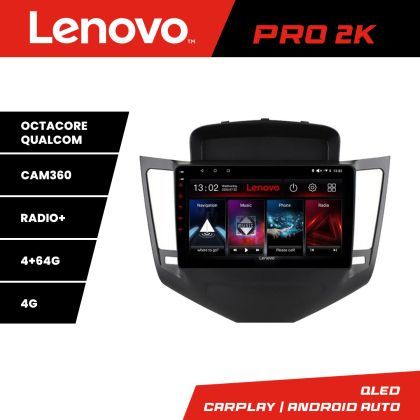 Navigatie Chevrolet Cruze Lenovo Kit-045 8 core QLED 2K 4+64 360 Android Waze USB Navigatie Internet Youtube Radio