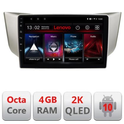 Navigatie Lexus RX 2003-2009 L- rx-03, Octacore, 4Gb RAM, 64Gb Hdd, 4G, QLED 2K, DSP, Carplay, Bluetooth