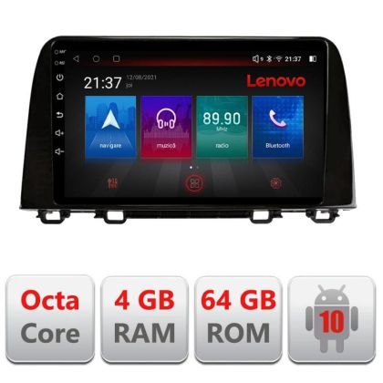 Navigatie Honda CRV 2016-2022 E-CRV19 Octa Core cu Android Radio Bluetooth Internet GPS WIFI DSP 4+64GB 4G