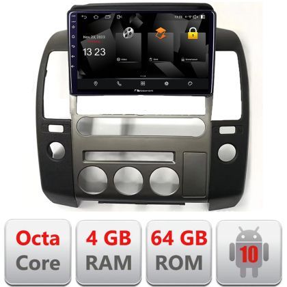 Navigatie dedicata Nakamichi Nissan Patfinder NavaraAndroid Octa Core 720p 4+64 DSP 360 camera carplay android auto