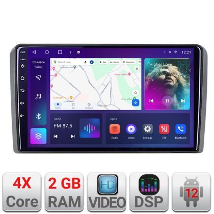 Navigatie Audi A3 8P Quad Core A-049  2+32 GB Android Waze USB Navigatie Internet Youtube Radio