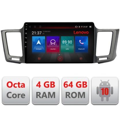 Navigatie Toyota RAV4 2013-2018 E-247 Octa Core cu Android Radio Bluetooth Internet GPS WIFI DSP 4+64GB 4G