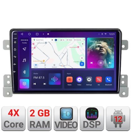 Navigatie Suzuki Grand Vitara Old Quad Core A-053  2+32 GB Android Waze USB Navigatie Internet Youtube Radio