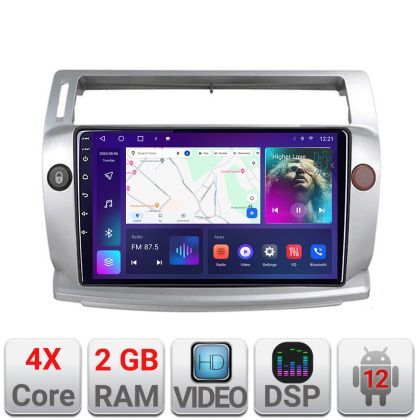 Navigatie Citroen C4 Quad Core A-088  2+32 GB Android Waze USB Navigatie Internet Youtube Radio