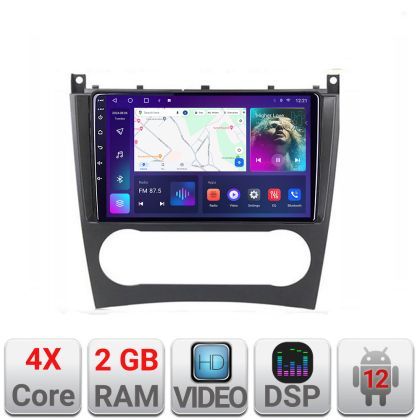 Navigatie Mercedes Clasa C W203 facelift A-093 cu Android Radio Bluetooth Internet  2+32GB