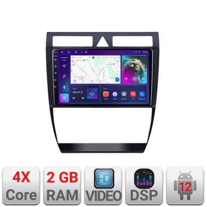 Navigatie Audi A6 Quad Core A-102  2+32 GB Android Waze USB Navigatie Internet Youtube Radio