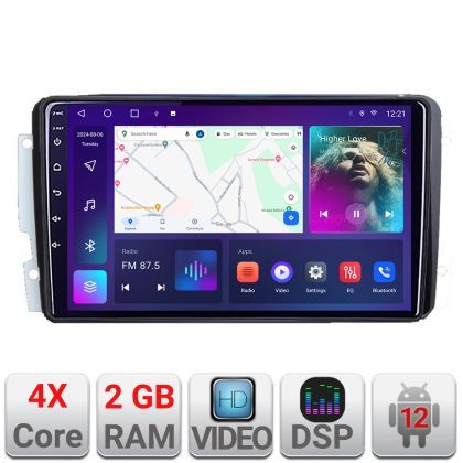 Navigatie Mercedes C 2001-2004 CLK G 2004-2006 A-171  2+32 GB Android Waze USB Navigatie Internet Youtube Radio