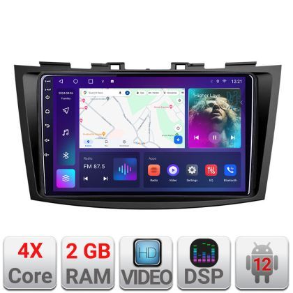 Navigatie Suzuki Swift 2010-2017 A-179  2+32 GB Android Waze USB Navigatie Internet Youtube Radio