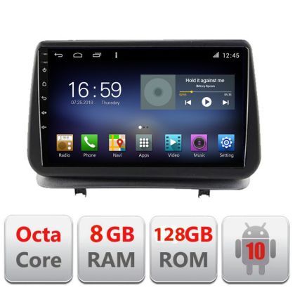 Navigatie Renault Clio 3 2005-2013 Android radio gps internet Octa Core 8 GB Ram 4G LTE