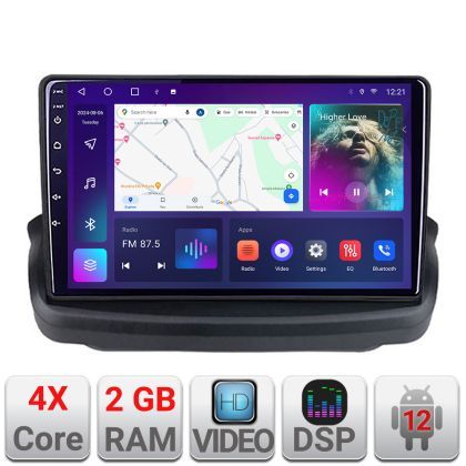 Navigatie HHyundai Genesis  2+32 GB Quad Core Android Waze USB Navigatie Internet Youtube Radio KIT-GENESYS+EDT-E209V2