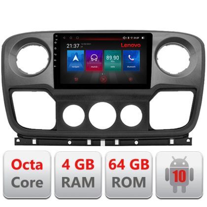 Navigatie Opel Movano, Renault Master 2010-2021 Android radio gps internet Octa Core 4+64GB LTE Kit-movano+EDT-