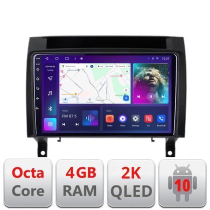 Navigatie Mercedes SLK 2004-2011 C-SLK Android Octa Core Ecran 2K QLED GPS 4G 4+32GB 360 KIT-SLK+EDT-E409-2K