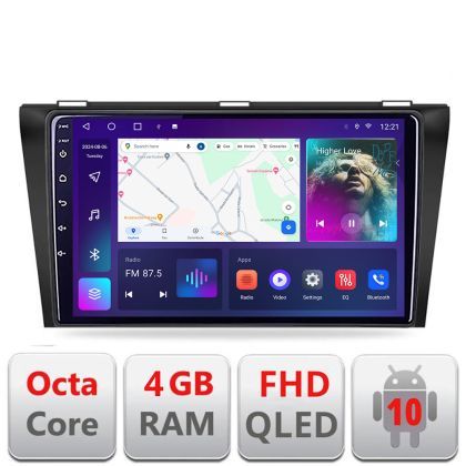 Navigatie Mazda 3 2009-2014 B-034 Android Ecran QLED octa core 4+64 carplay android auto KIT-034+EDT-E309V3