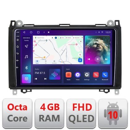 Navigatie Mercedes VW B-068 Android Ecran QLED octa core 4+64 carplay android auto KIT-068+EDT-E309V3