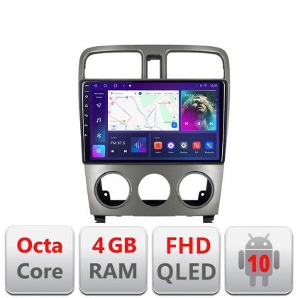 Navigatie Subaru Forester 2004-2008 B-FORESTER Android Ecran QLED octa core 4+64 carplay android auto KIT-forester+EDT-E309V3