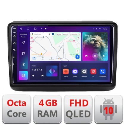 Navigatie Jeep Grand Cherokee 2014-2019 B-JGG Android Ecran QLED octa core 4+64 carplay android auto KIT-JGG+EDT-E309V3