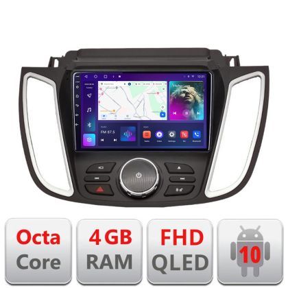 Navigatie Ford Kuga 2015-2020 SYNC2 si SYNC3 Android Ecran QLED octa core 4+64 carplay android auto KIT-kuga+EDT-E309V3