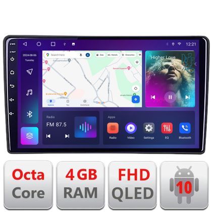 Navigatie Fiat Tipo 2020- Android Ecran QLED octa core 4+64 carplay android auto KIT-tipo2022+EDT-E309V3