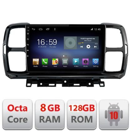 Navigatie Citroen C5 Aircross Android radio gps internet Octa Core 8+128 LTE Kit-aircross+EDT-E609