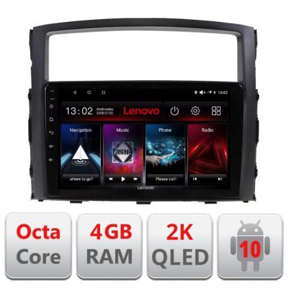 Navigatie Mitsubishi Pajero L-452, Octacore, 4Gb RAM, 64Gb Hdd, 4G, QLED 2K, DSP, Carplay, Bluetooth