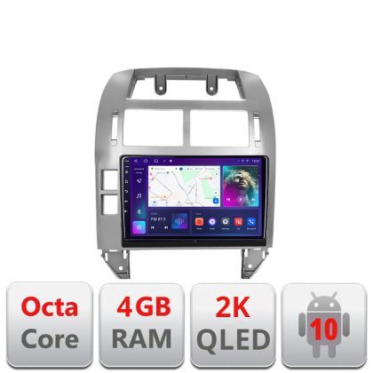 Navigatie VW Polo 2004-2011 Android ecran Qled 2K Octa core 4+32 Kit-polo+EDT-E409-2K