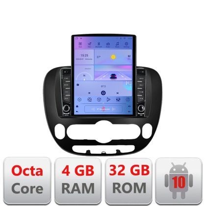 Navigatie Kia Soul 2014-2019 Android radio gps internet Octa Core 4+64 LTE Kit-soul-2014+EDT-E709