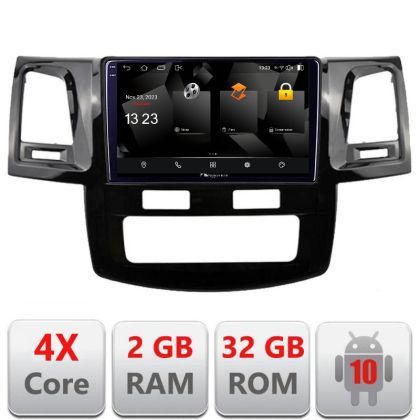 Navigatie Toyota Hilux 2008-2014 5230-143 Android Ecran 720P Quad Core 2+32 carplay android auto