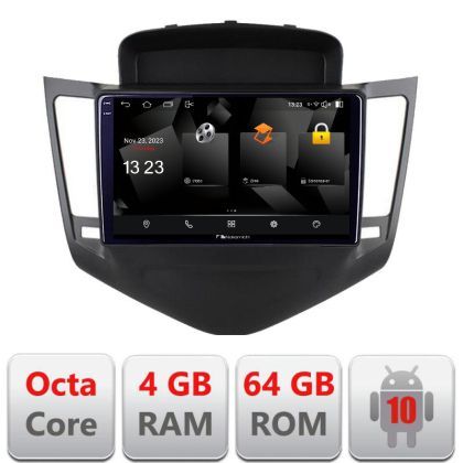 Navigatie Chevrolet Cruze 5510-045 Android Octa Core 720p 4+64 DSP 360 camera carplay android auto