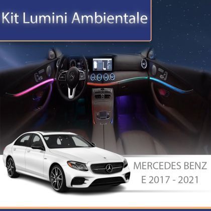 Lumini Ambientale  ventilatoare fata Mercedes E W213 control pe sistemul original sau telefon