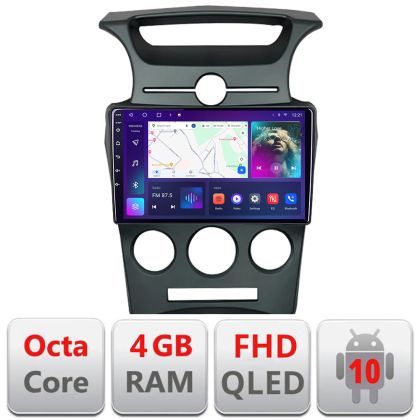 Navigatie Kia Carens 2006-2012 clima automata Android radio gps internet quad core 4+64 carplay android auto KIT-carens-2006+EDT-E309v3