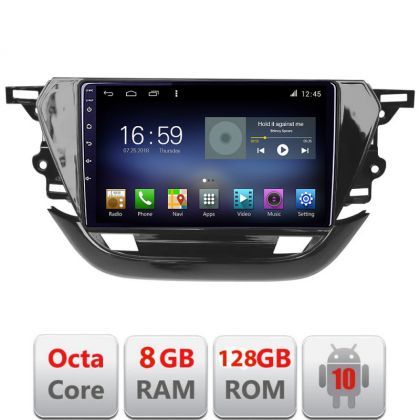 Navigatie Opel Corsa F 2019- Android radio gps internet Octa Core 8+128 LTE KIT-corsa-f+EDT-E609