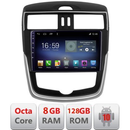 Navigatie Nissan Pulsar 2014-2018 Android radio gps internet Octa Core 8+128 LTE KIT-pulsar+EDT-E609