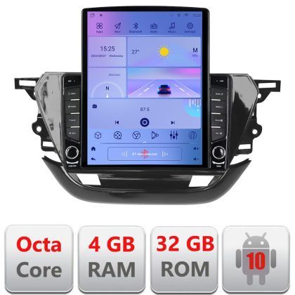 Navigatie Opel Corsa F 2019- Android radio gps internet Lenovo Octa Core 4+64 LTE KIT-corsa-f+EDT-E709