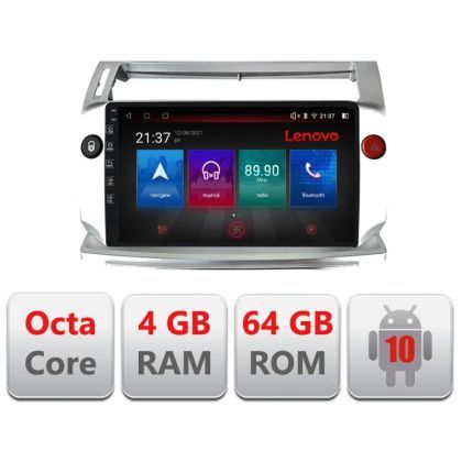 Navigatie Citroen C4 E-088 Octa Core cu Android Radio Bluetooth Internet GPS WIFI DSP 4+64GB 4G